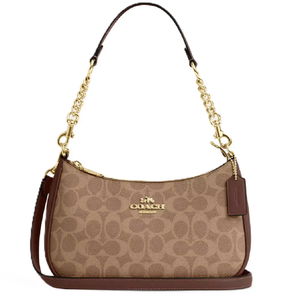 Tui Coach Teri Shoulder Bag In Signature 'Brown' CV933-IMXHE