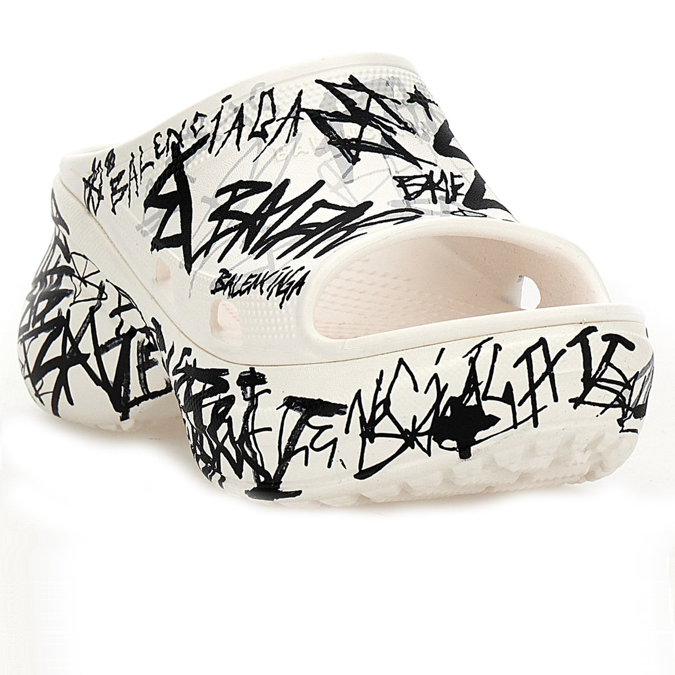 Dep Balenciaga Pool Crocs Sandals 'White' 677389W1S989010