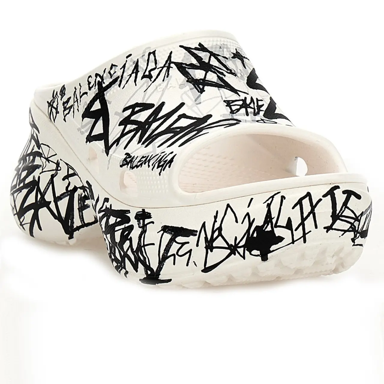 Dep Balenciaga Pool Crocs Sandals 'White' 677389W1S989010