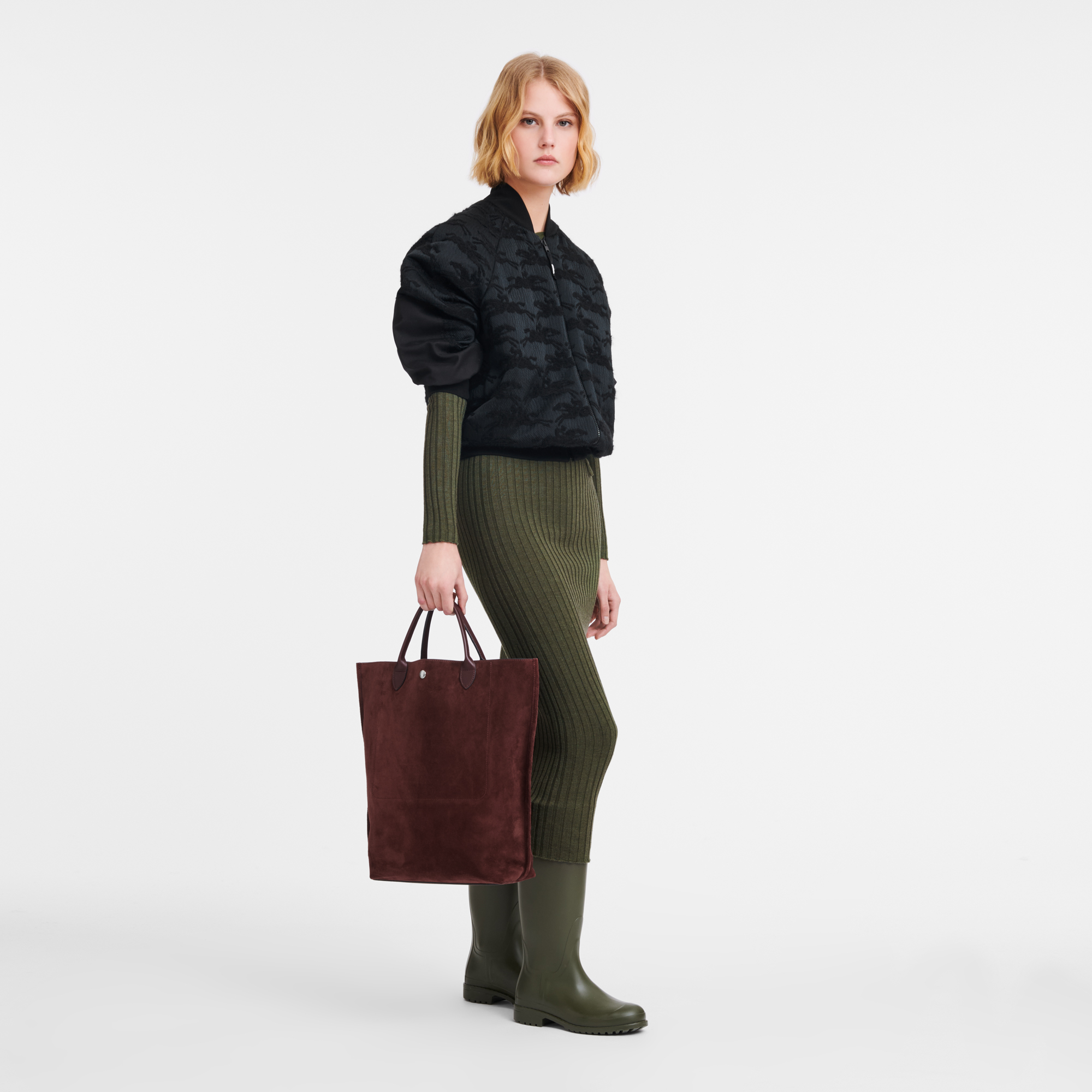 Tui Longchamp Cabas Longchamp M 'Burgundy' 10277HFO009