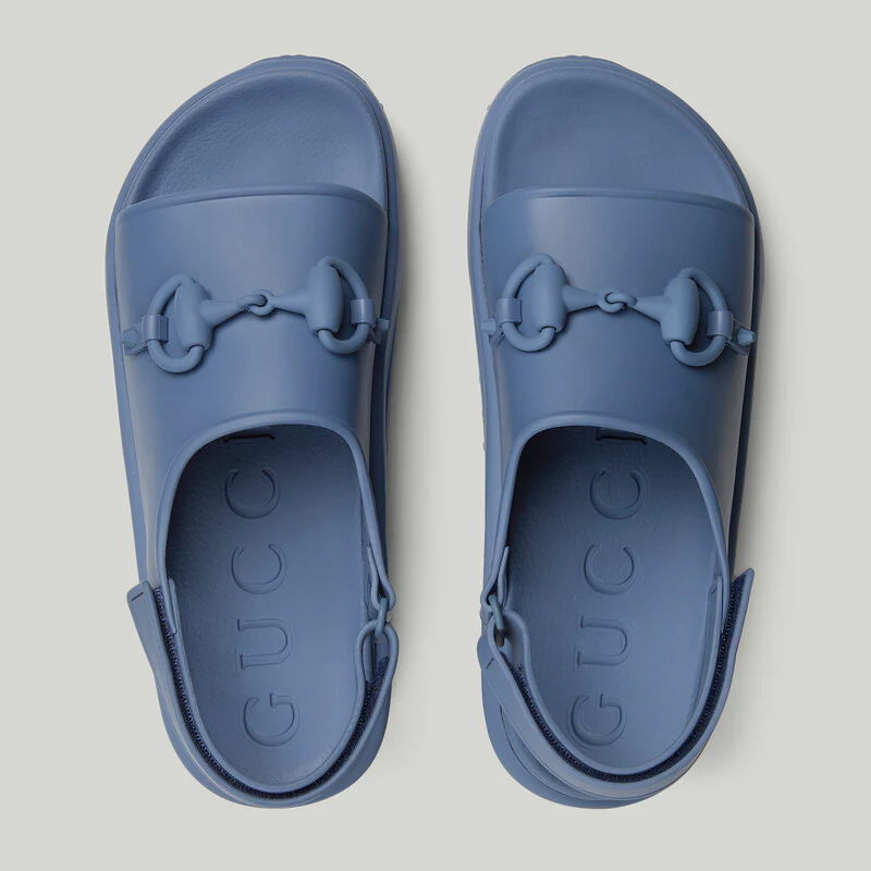 Dep Gucci Horsebit Flatform Sandal 'Blue' 747752-JAAC9-4246