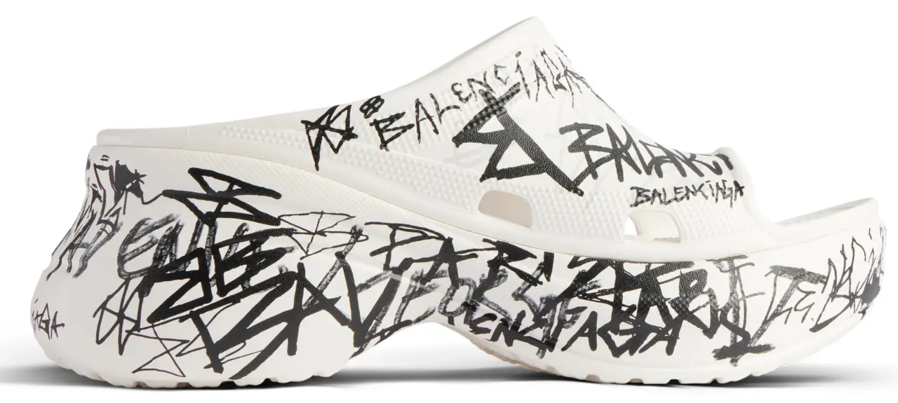 Dep Balenciaga Pool Crocs Sandals 'White' 677389W1S989010
