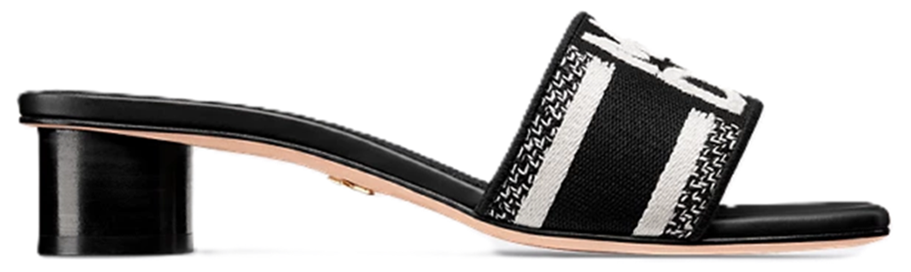 Dep Dior Dway Heeled Slide 'Black' KCO112EZD-S900