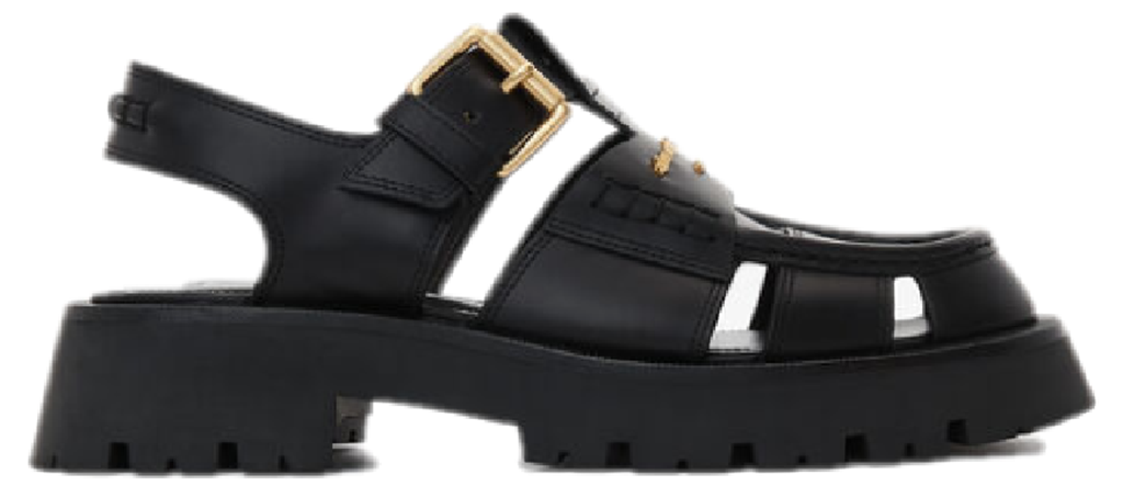 Dep Alexander Wang Carter Cage Sandal In Box Calf 'Black' 30224F001001