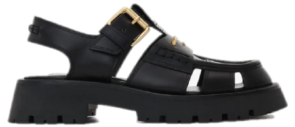 Dep Alexander Wang Carter Cage Sandal In Box Calf 'Black' 30224F001001