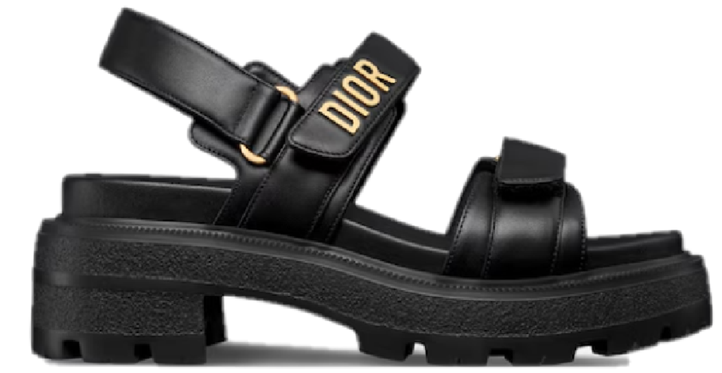 Dep Dior Dioract Platform Sandal 'Black' KCO016LAB-S900