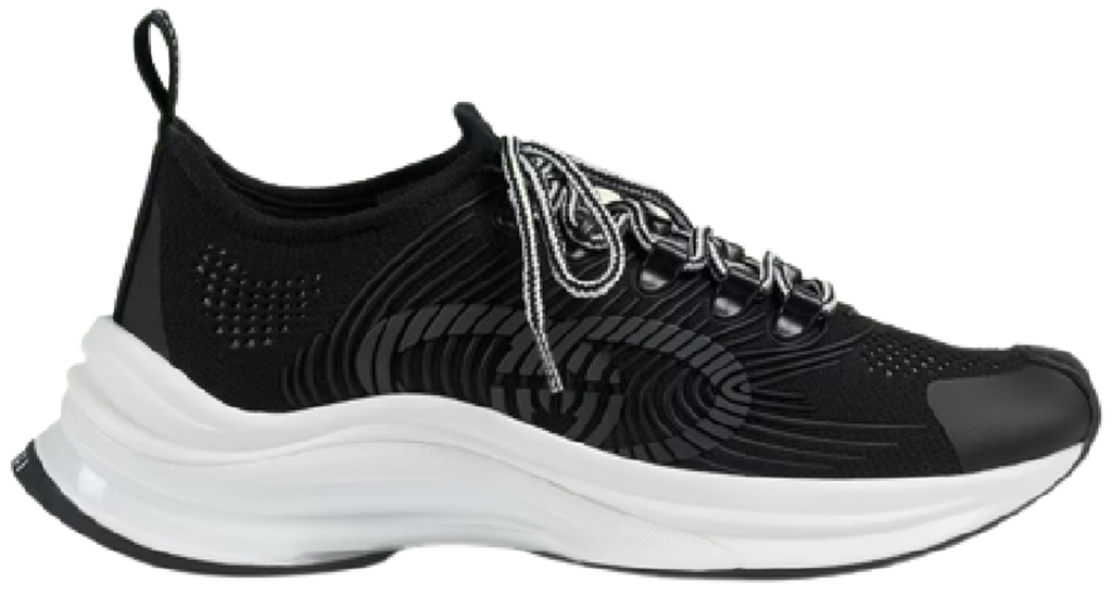 Giay Gucci Run Trainers 'Black White' 714660-USM10-8442