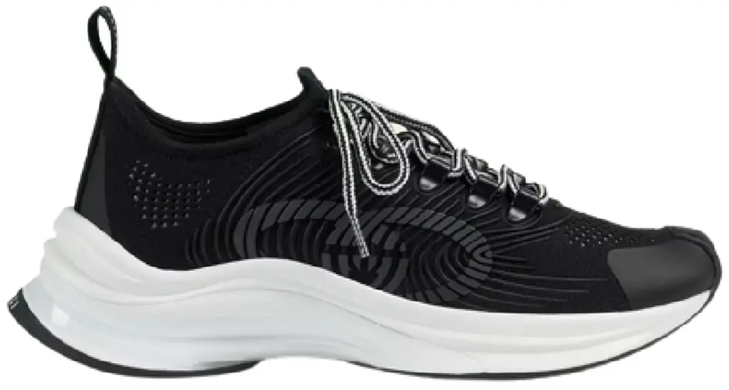Giay Gucci Run Trainers 'Black White' 714660-USM10-8442