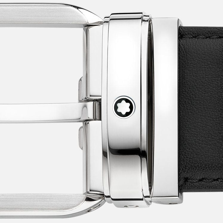 That Lung MontBlanc Leather Belt 'Black' 129455