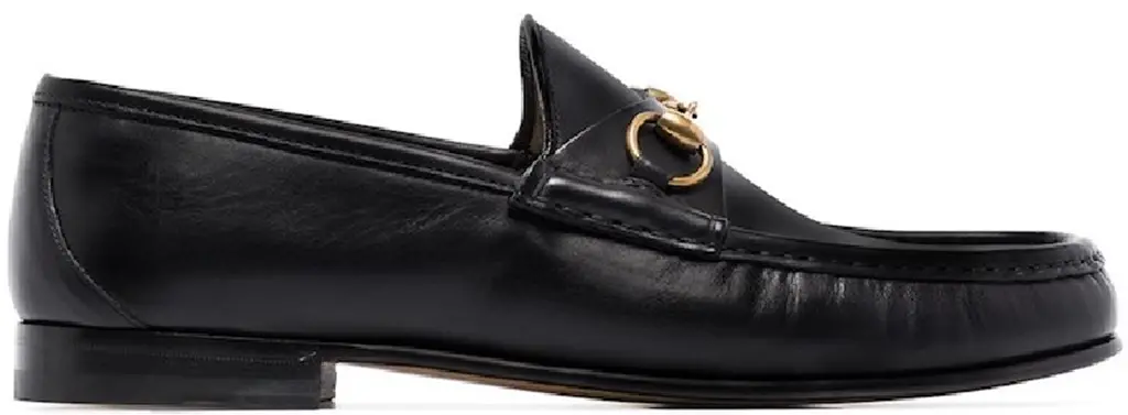 Giay Gucci Loafer With Horsebit 'Black' 723562-U7J00-1000