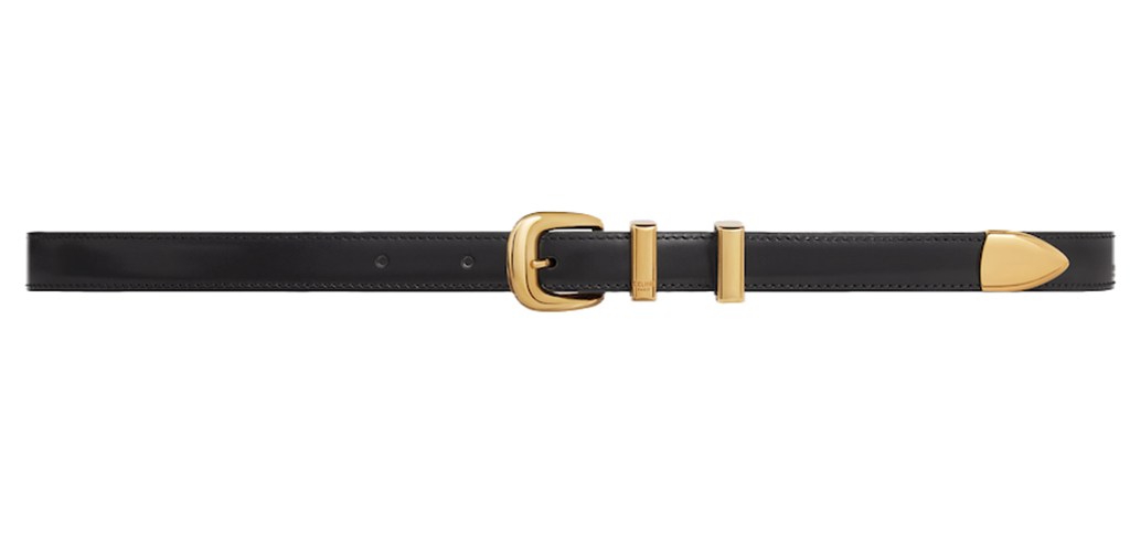 That Lung Celine Small Western Belt 'Black' 45BAE3A01-38NO