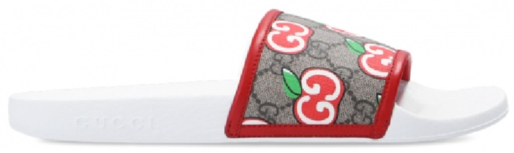 Dep Gucci Apple-Printed Slide 'White Monogram' 627818-2BQ20-8470