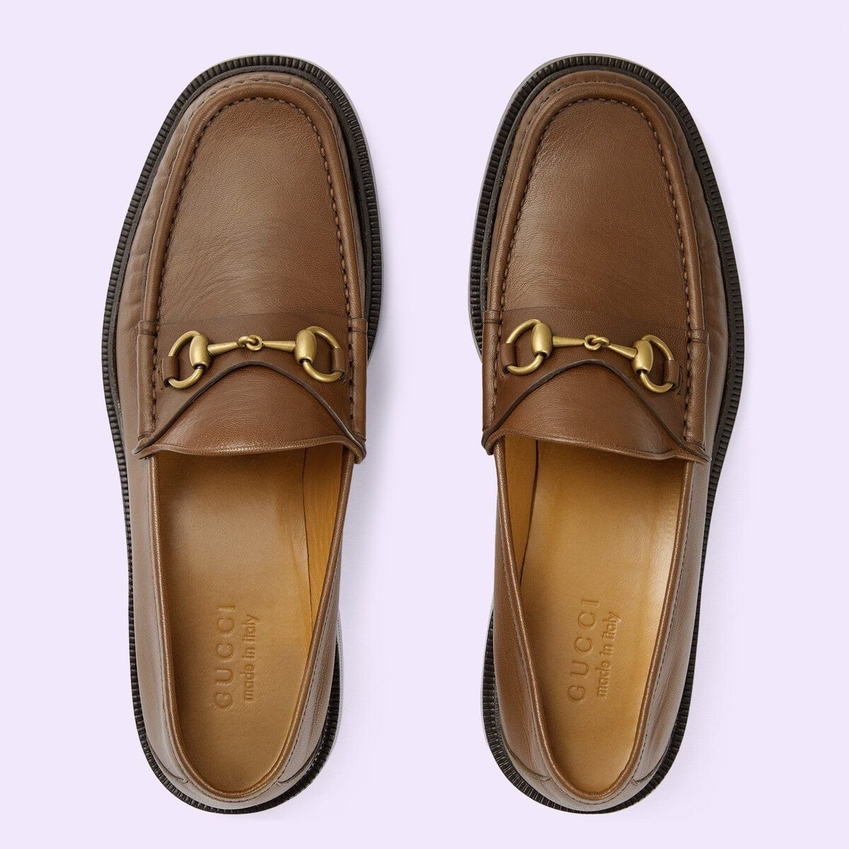 Giay Gucci Loafer With Horsebit 'Brown' 723562-U7J00-2361