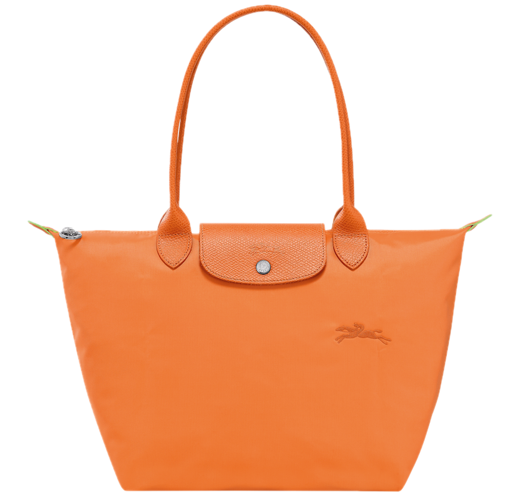 Tui Longchamp Le Pliage Green M Tote Bag 'Orange' L2605919P54