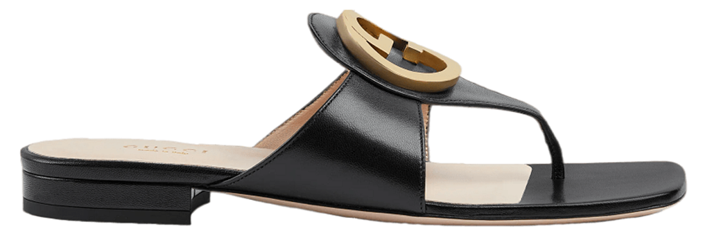 Dep Gucci Blondie Thong Sandal 'Black' 739048-C9D00-1000