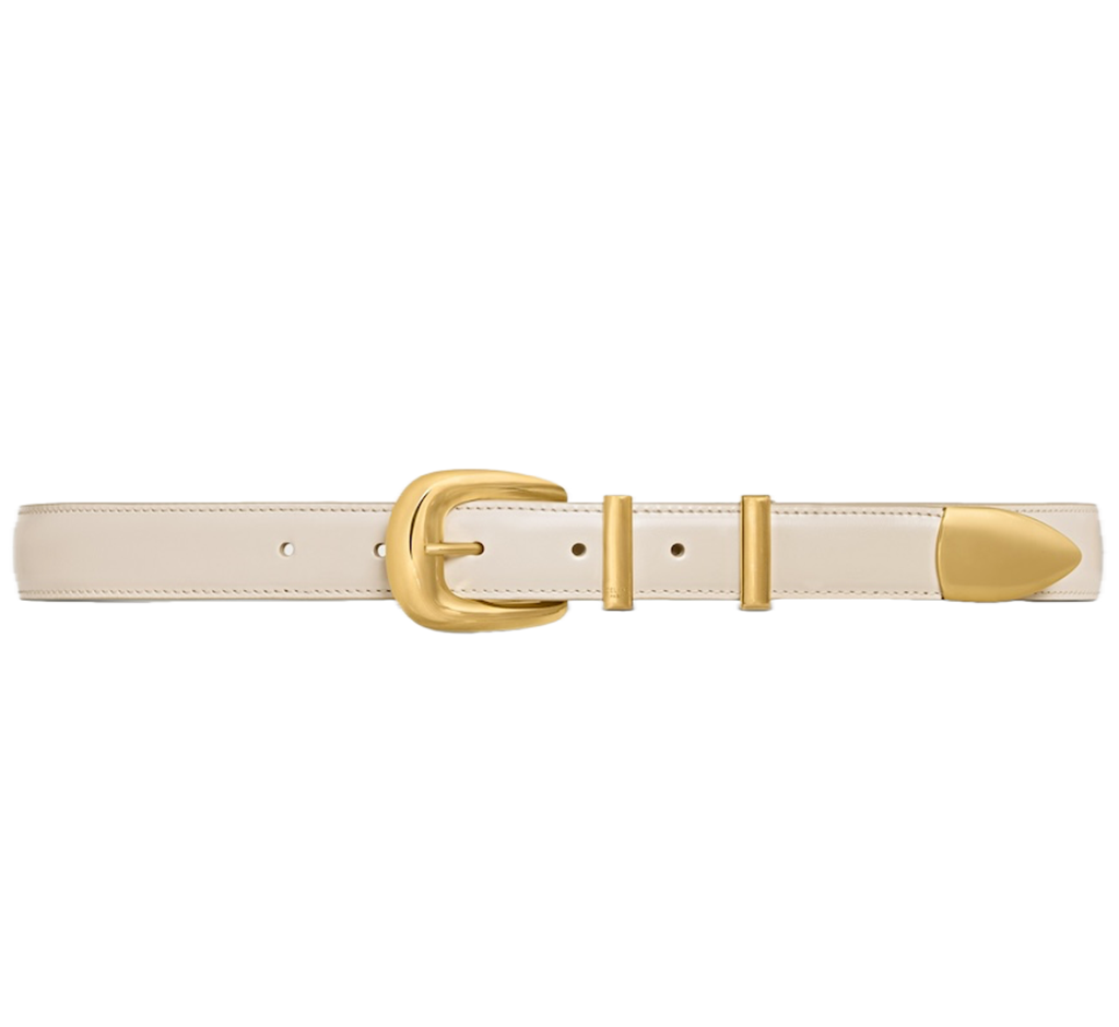 That Lung Celine Medium Western Belt 'Pale Beige' 45BAG3A01-02PA