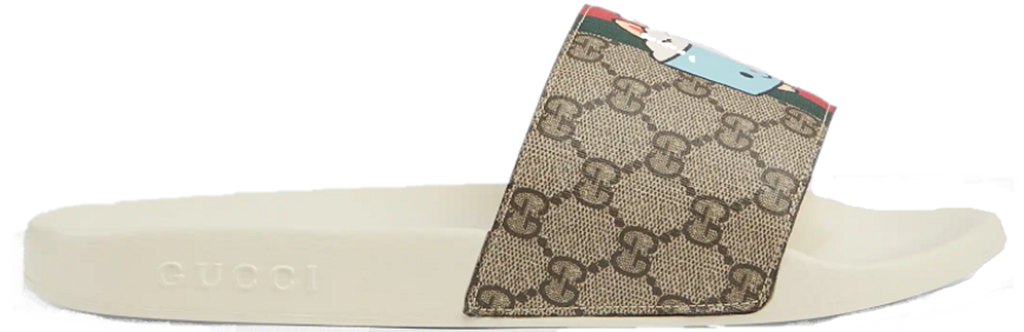 Dep Gucci Animal Web Slide 'Beige' 737519-FABN0-8919