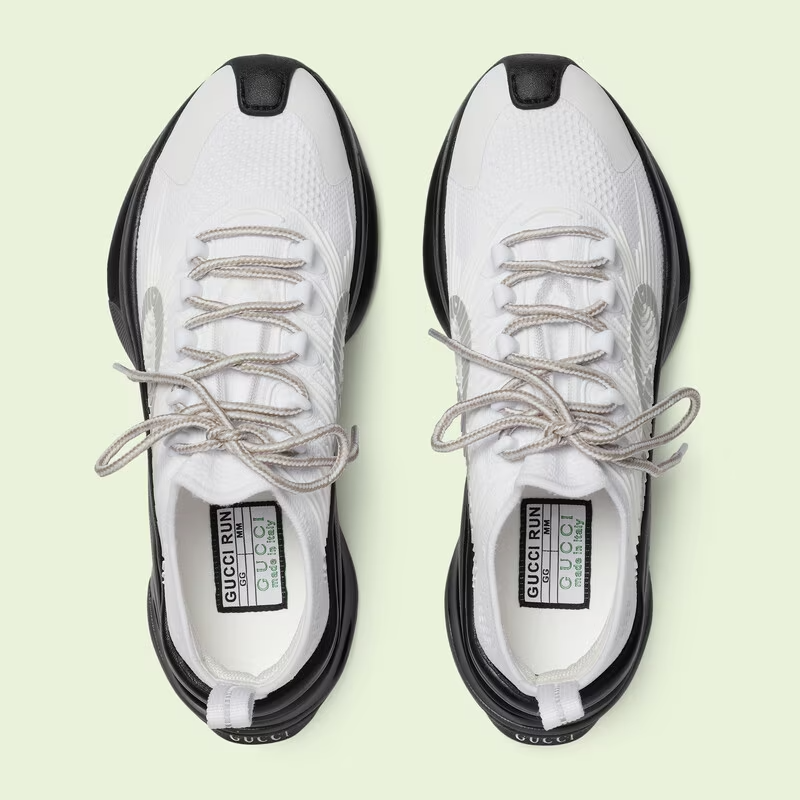 Giay Gucci Run Trainers 'Black White' 714665-USM10-8475