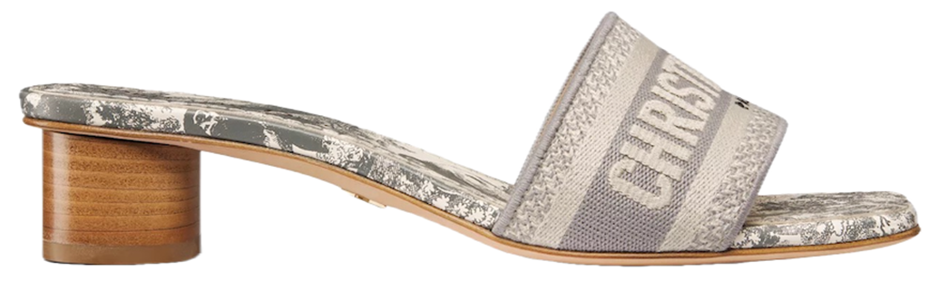 Dep Dior Dway Heeled Slide 'Gray' KCQ902TJE-S21G