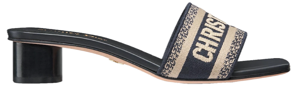 Dep Dior Dway Heeled Slide 'Blue' KCQ915ERC-S56B