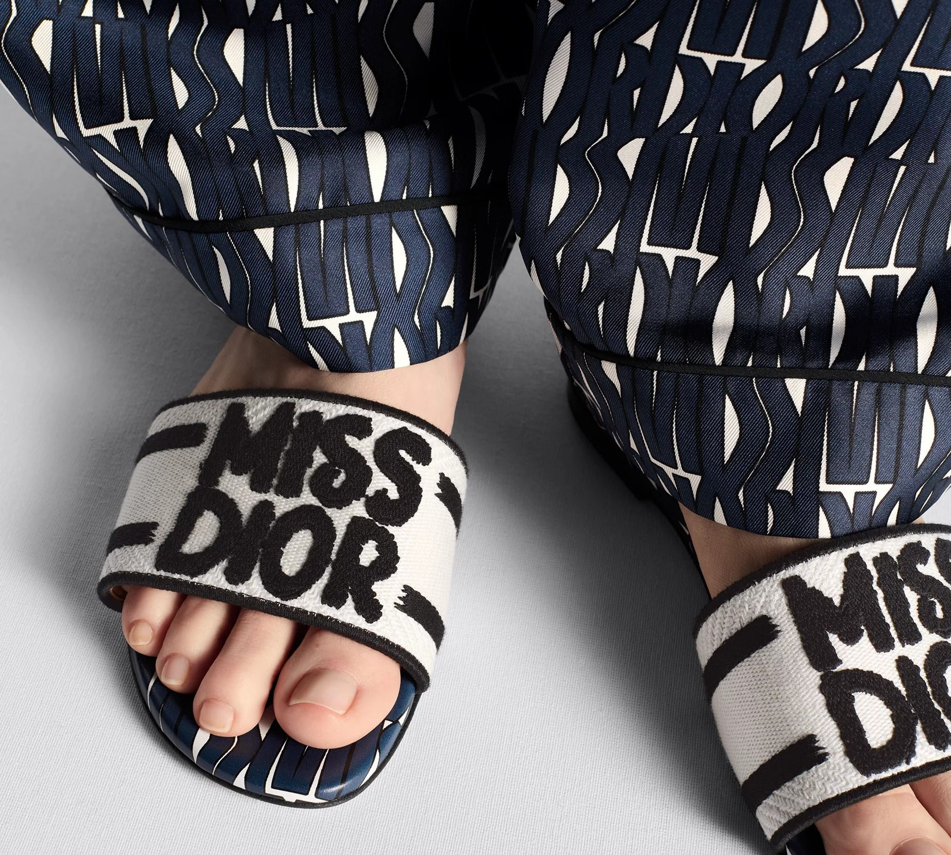 Dep Dior Dway Slide 'Deep Blue' KCO109EZO-S68B