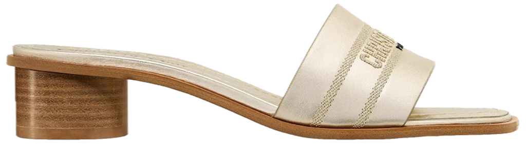 Dep Dior Dway Heeled Slide 'Gold' KCO164LCY-S49K