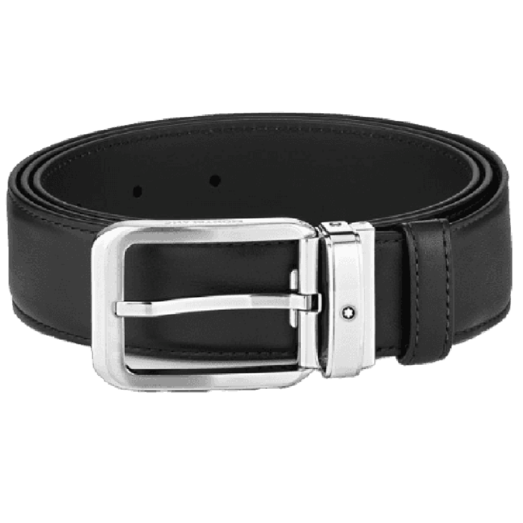That Lung MontBlanc Leather Belt 'Black' 129455