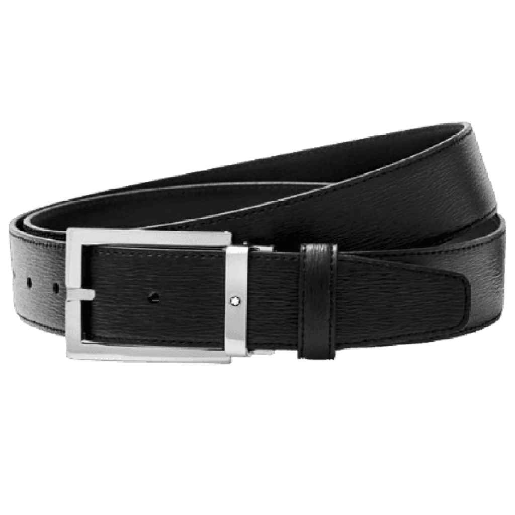 That Lung MontBlanc Leather Belt 'Black' 114435