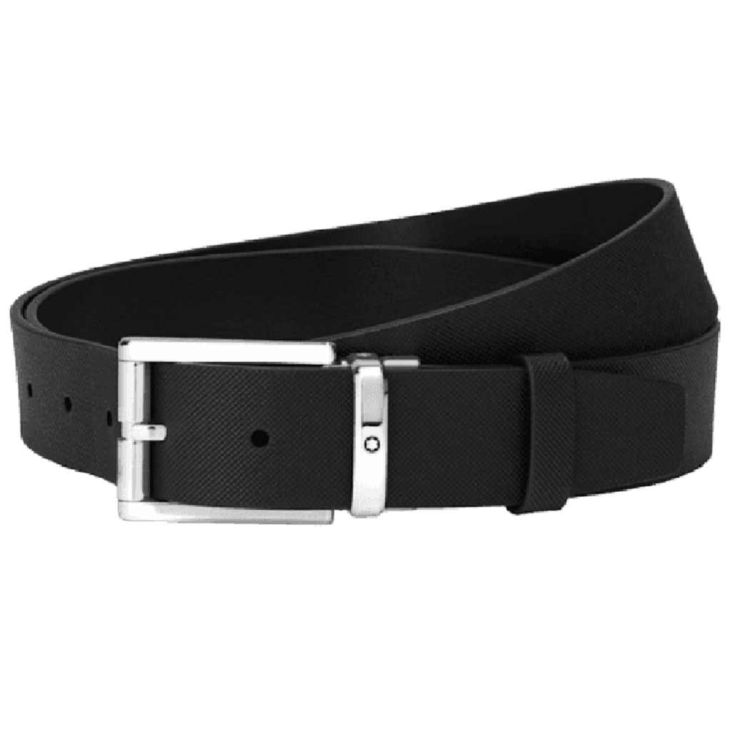 That Lung MontBlanc Leather Belt 'Black' 126028