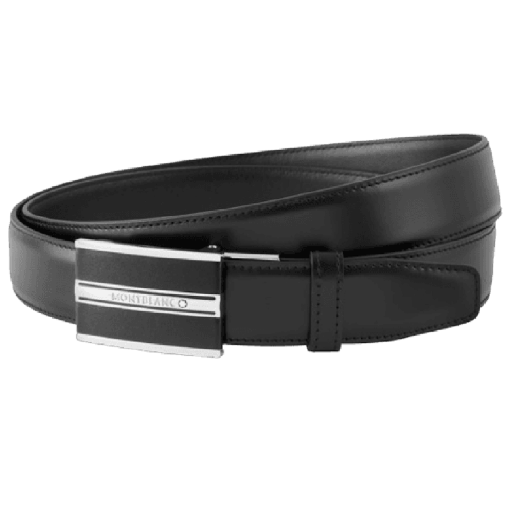 That Lung MontBlanc Leather Belt 'Black' 118421