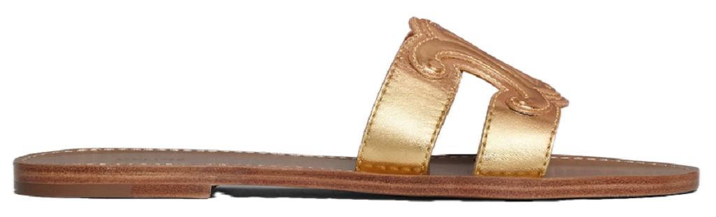 Dep Celine Triomphe Mule 'Gold' 352413093C-35OR