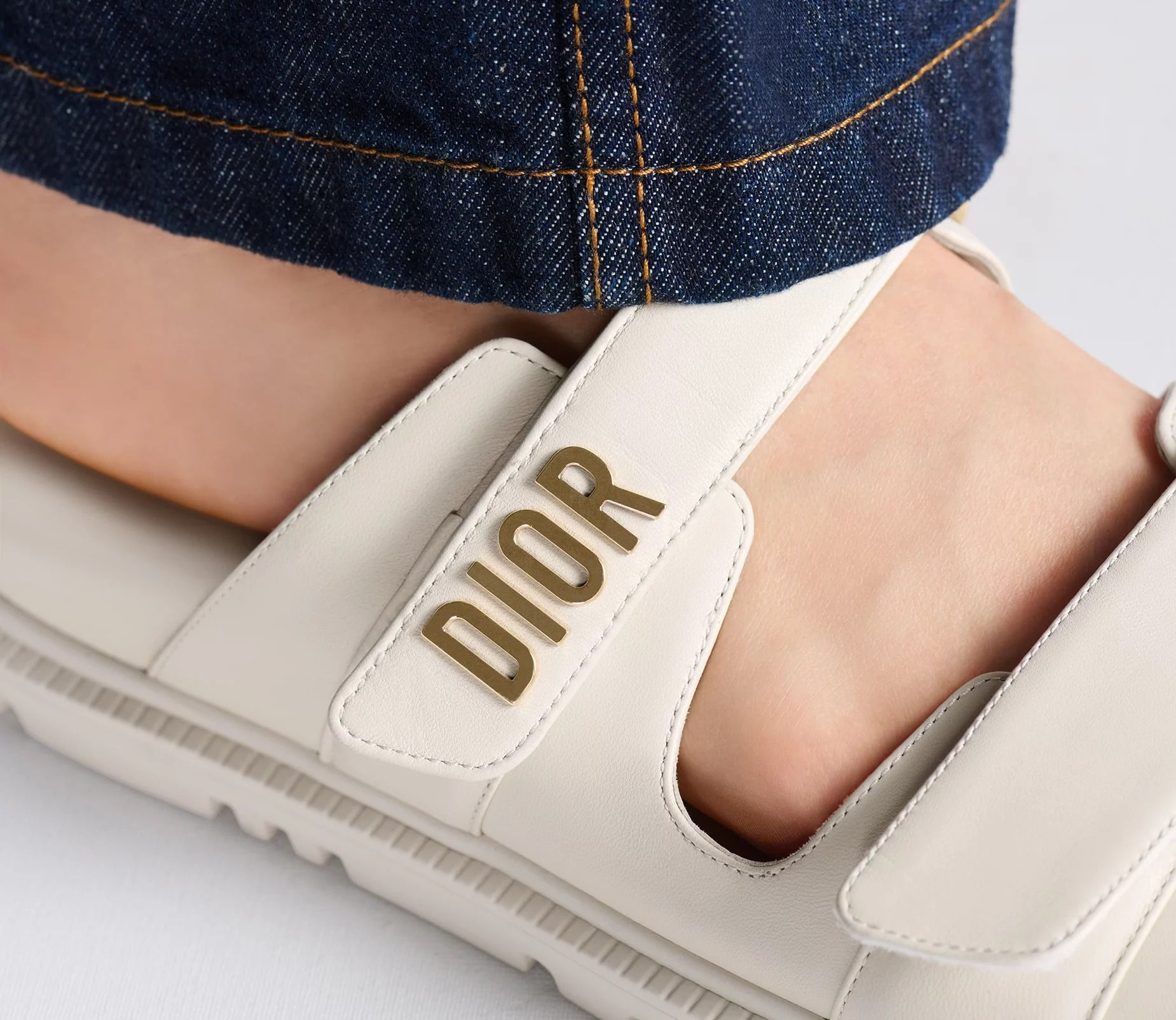 Dep Dior Dioract Slide 'White' KCQ718LAB-S03W