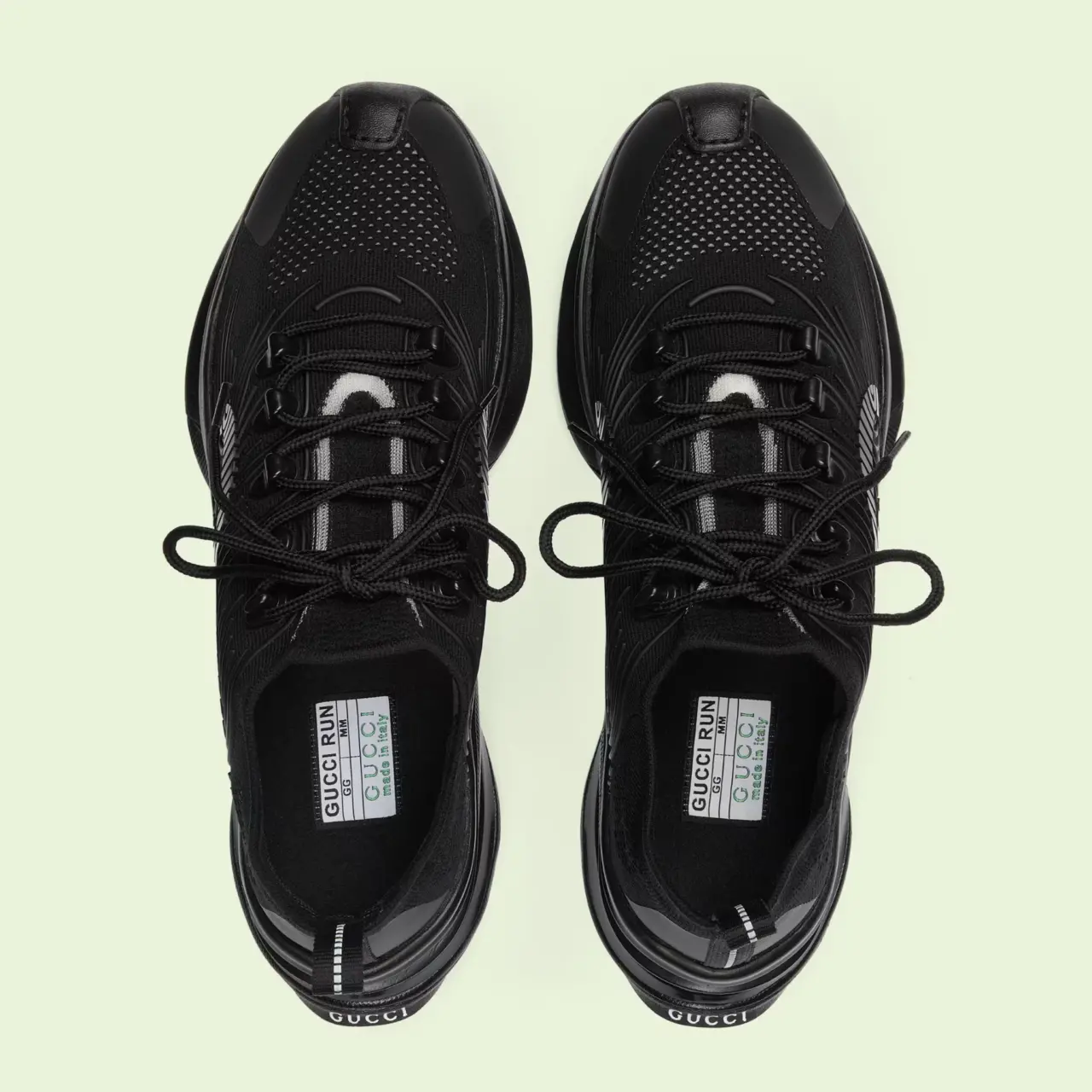Giay Gucci Run Sneaker 'Black' 714658-USM10-8442
