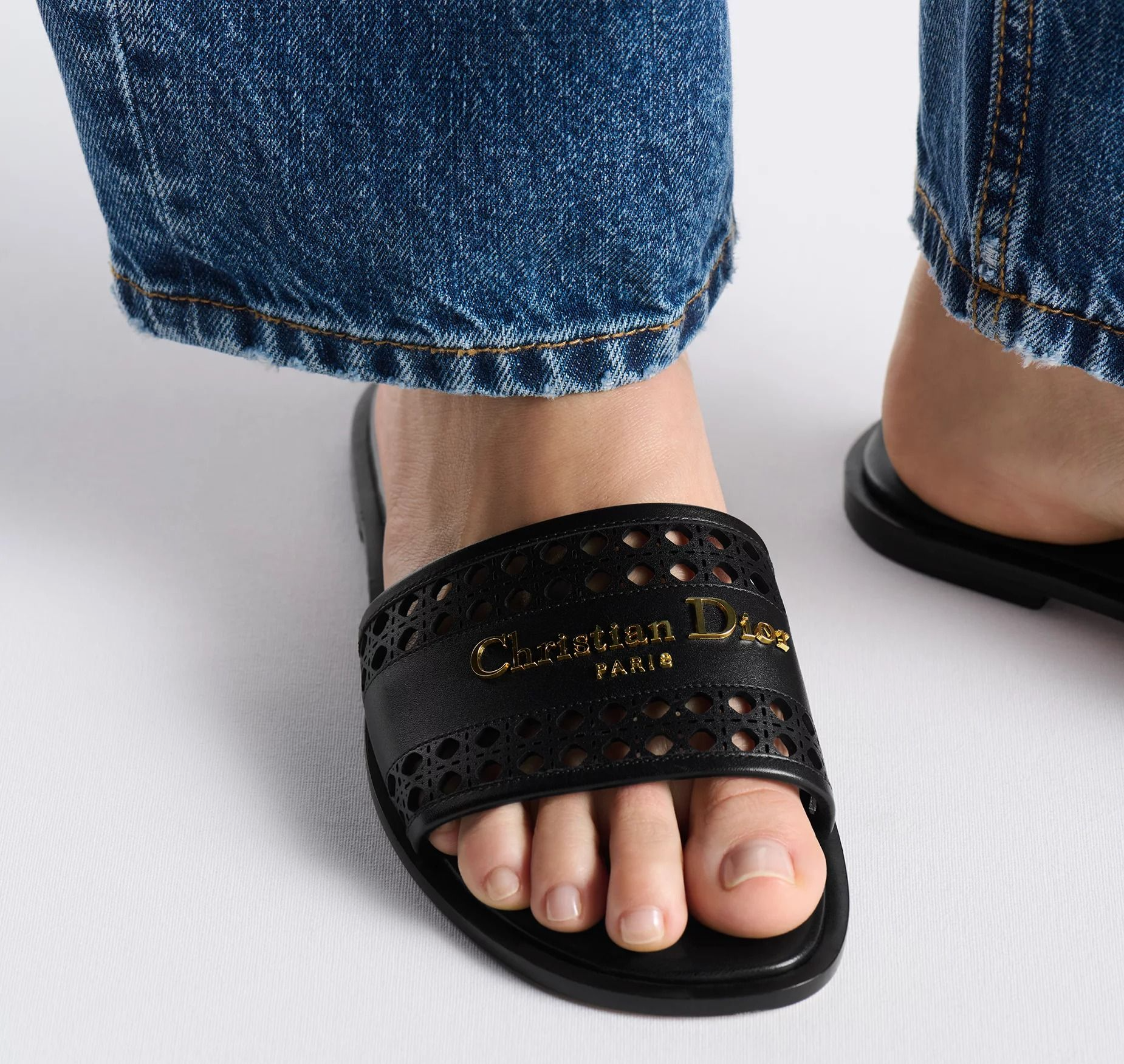 Dep Dior D-Lane Slide 'Black' KCO157MLC-S900