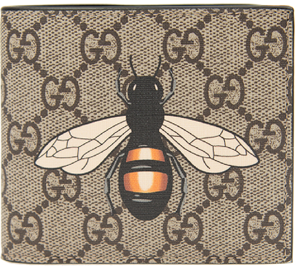Vi Gucci Bee Wallet 'Beige' 451268-K5V1N-8666