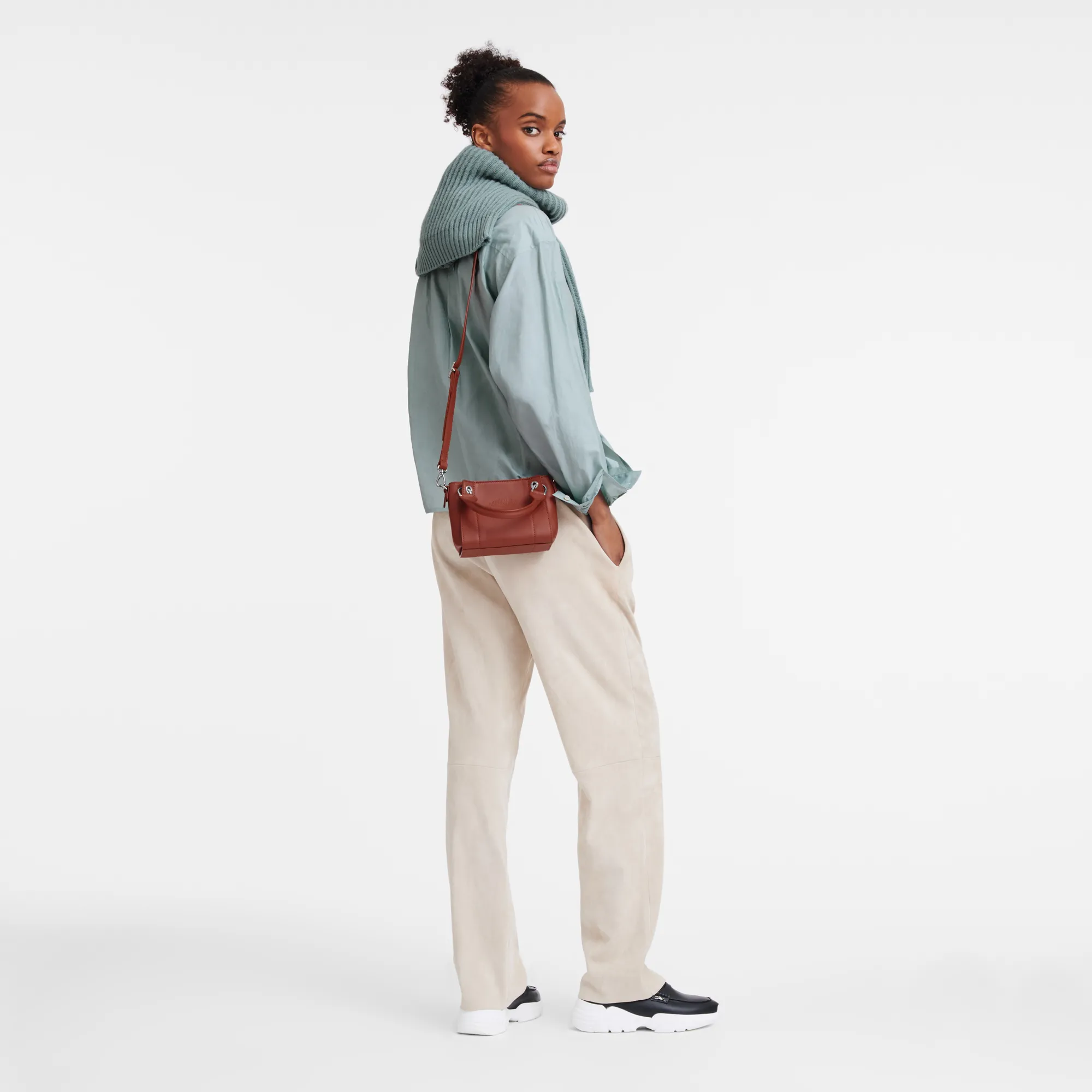 Tui Longchamp 3D XS Handbag 'Chestnut' 10254HFA404