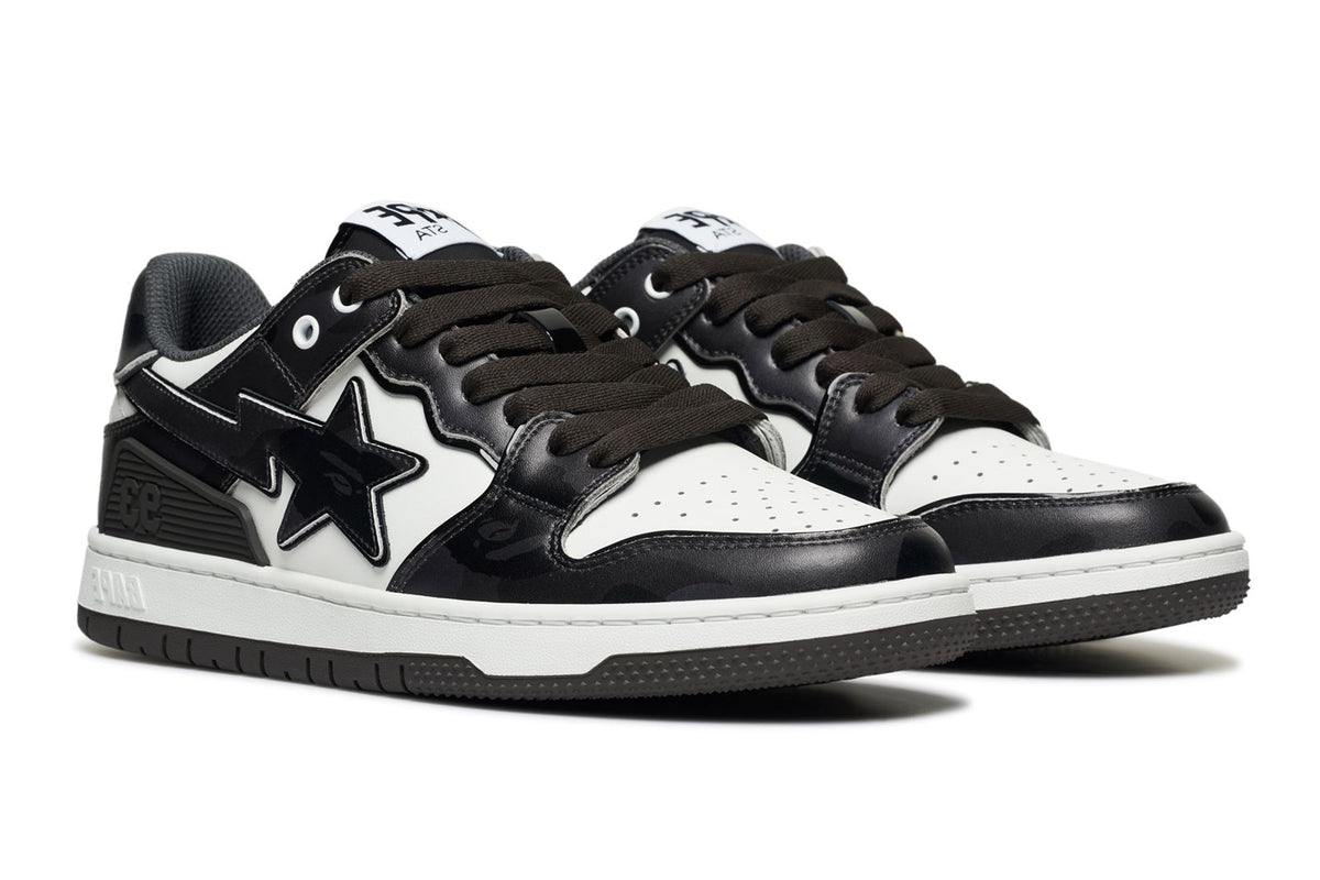 Giay Bape SK8 STA #1 'Black White' 0ZXSHM191310N