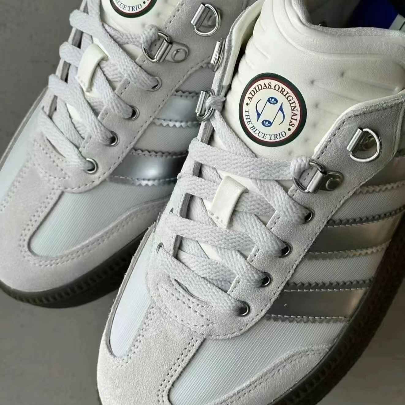 Giay Adidas Samba XLG 'Off White Silver Metallic' JP5667