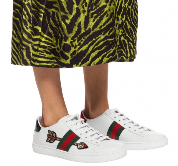 Giay Gucci Ace Embroidered 'Arrow' 454551-A38G0-9064