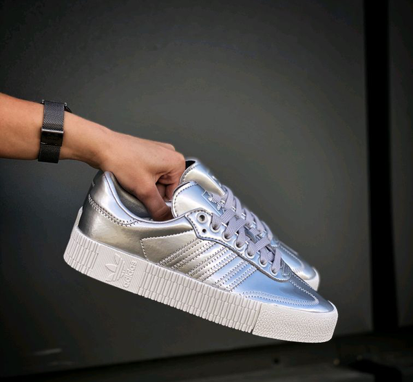 Giay Adidas Sambarose 'Silver Metallic' FV4325