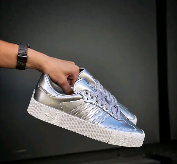 Giay Adidas Sambarose 'Silver Metallic' FV4325