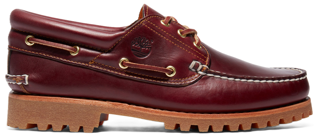 Giay Timberland 3-Eye Lug Handsewn Boat 'Burgundy' 50009648