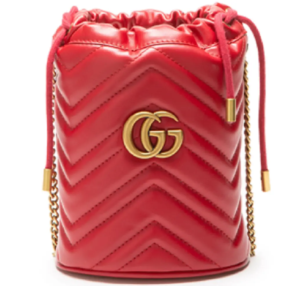 Tui Gucci GG Marmont Mini Bucket Bag 'Red' 575163-DTDRT-6433