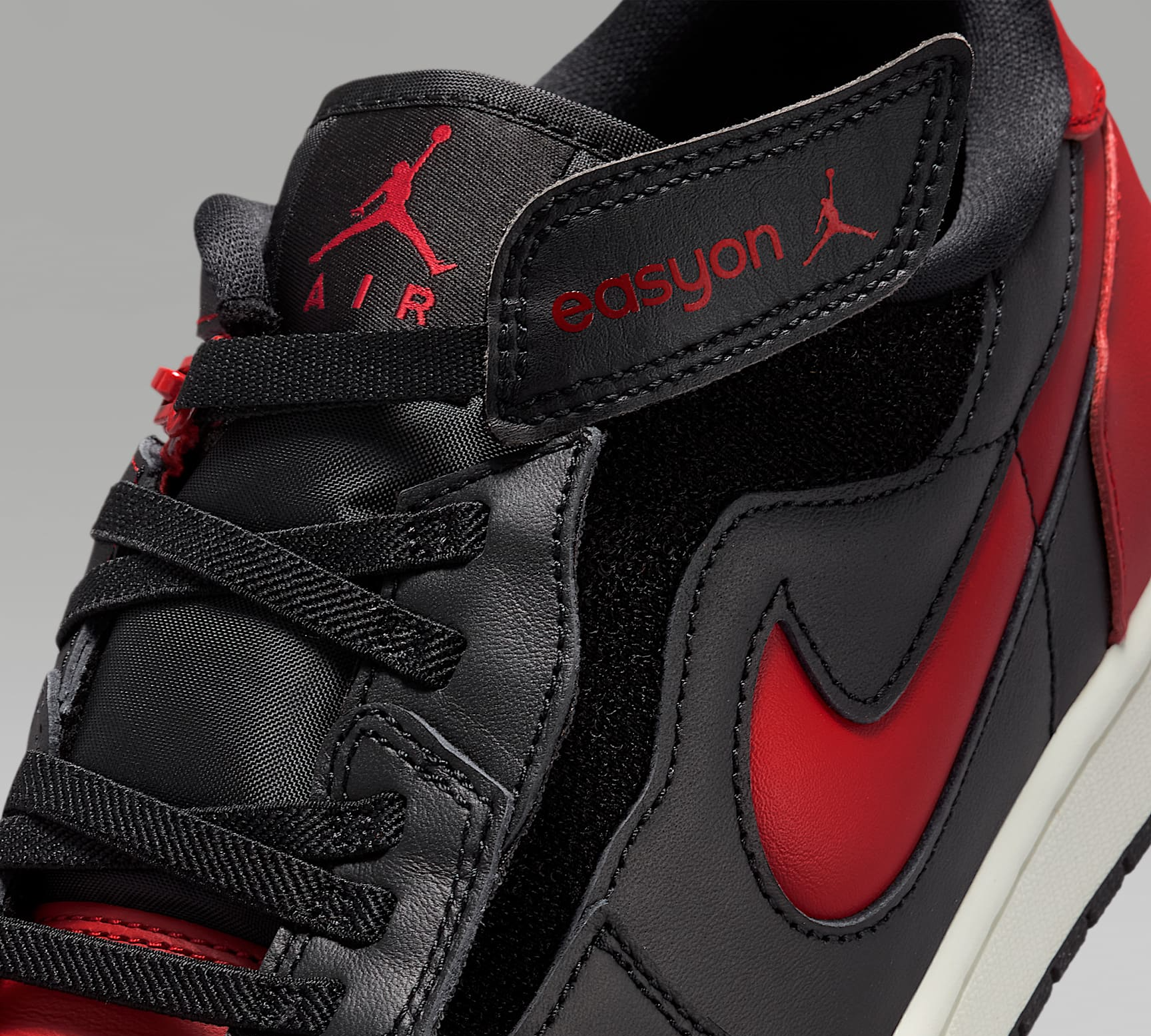 Giay Nike Air Jordan 1 Low FlyEase 'Black Varsity Red' DM1206-067