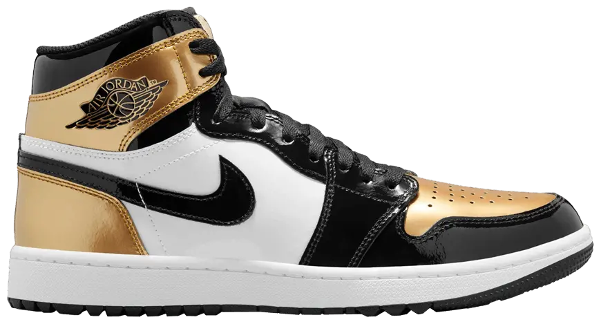 Giay Nike Air Jordan 1 High Golf 'Gold Toe' DQ0660-002