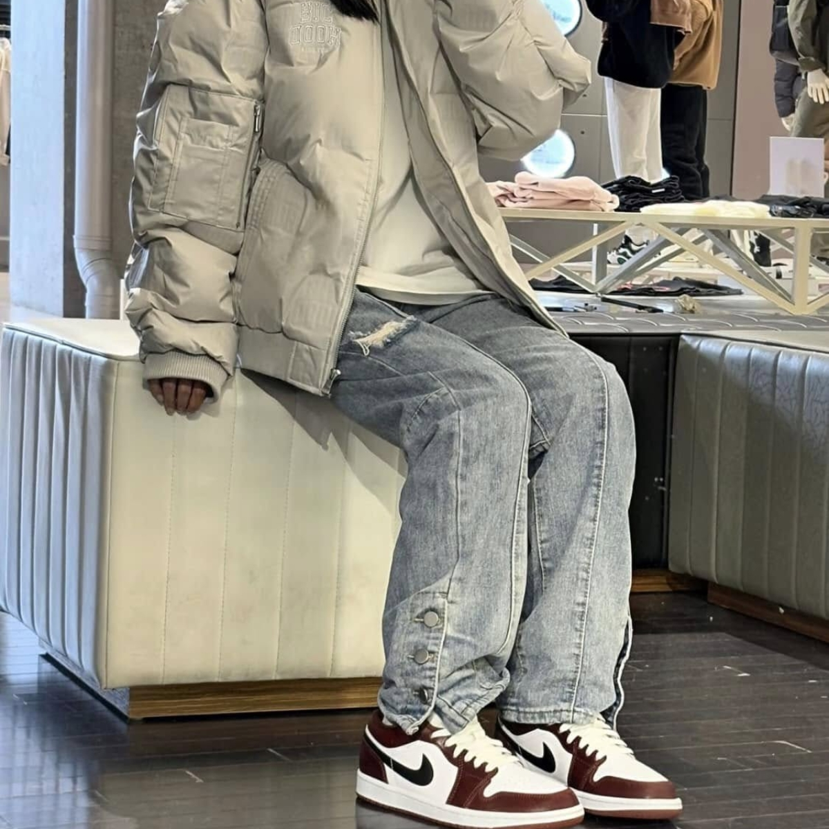 Giày Nike Air Jordan 1 Low SE 'Dark Pony' HF3148-102 - Ảnh 5