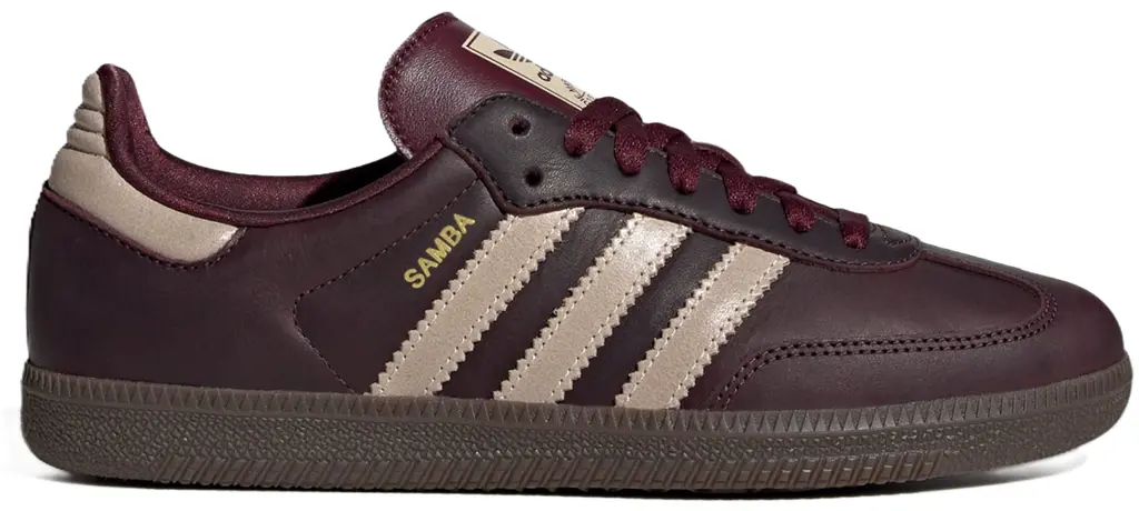 Giay Adidas Samba OG 'Maroon Crystal Sand' IF7004
