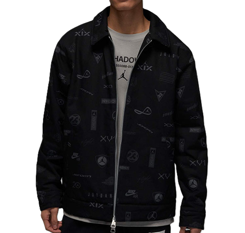 Ao Nike Air Jordan Flight Heritage Jacket 'Black' DV7564-010