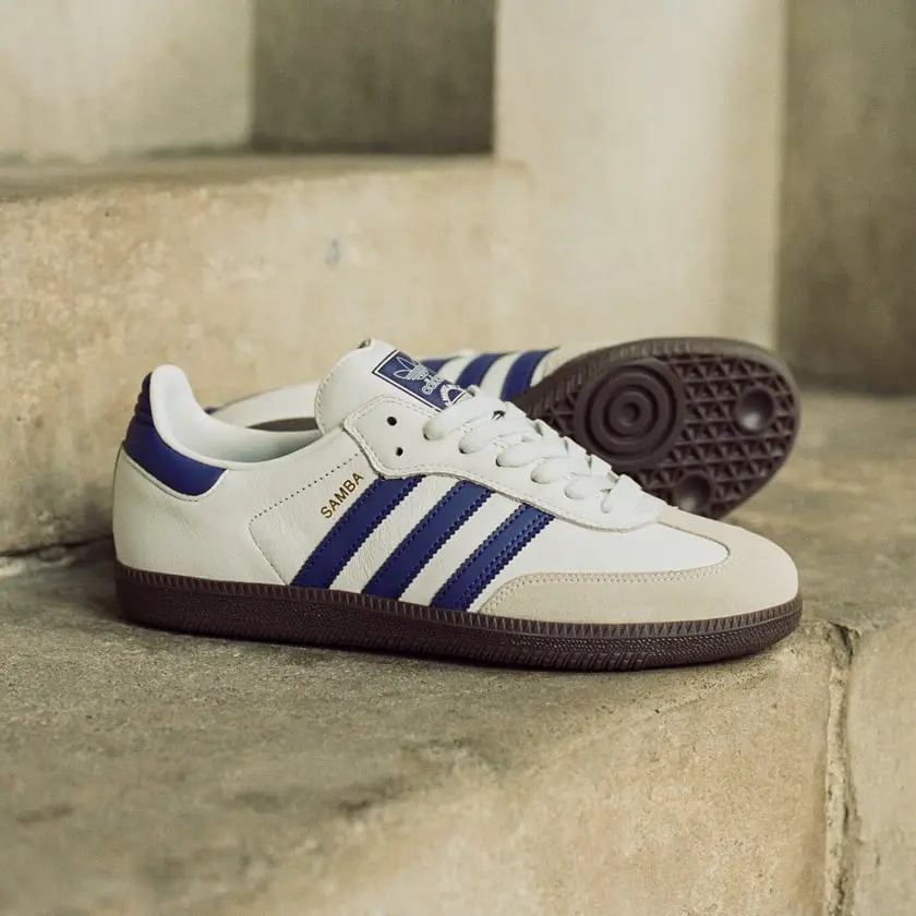 Giay Adidas Samba ADV 'Cloud White Collegiate Purple' IE6613