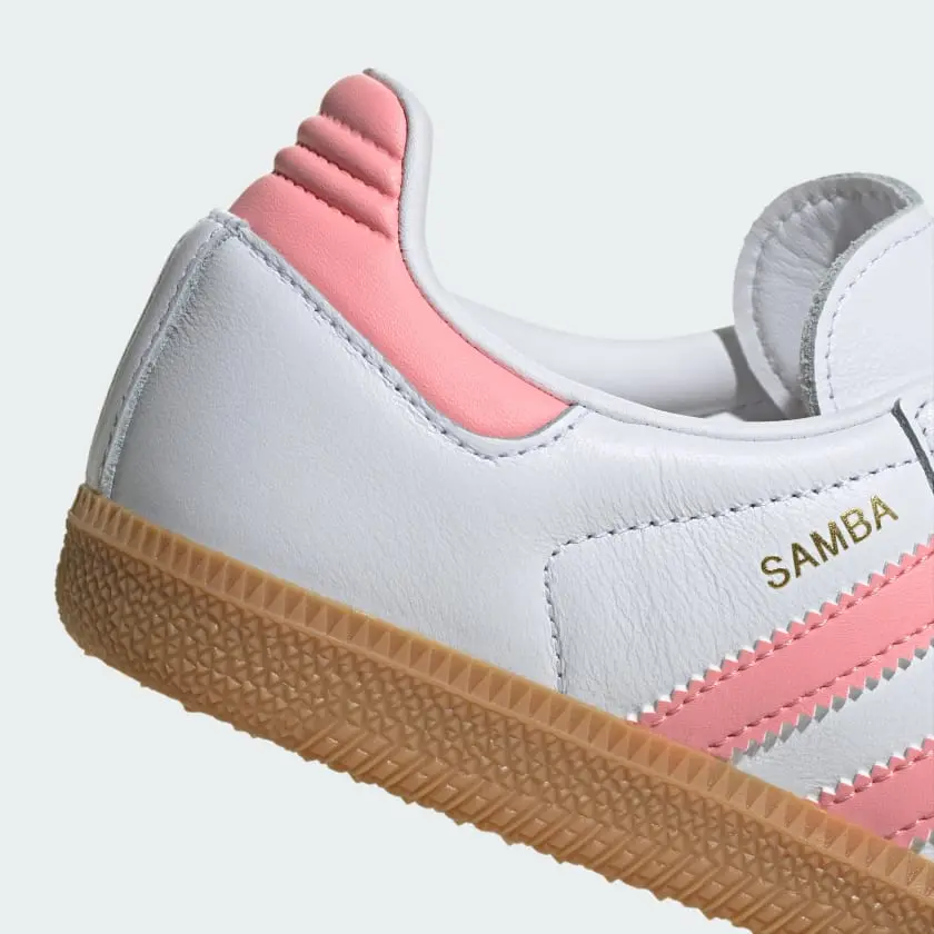 Giay Adidas Samba OG 'White Coral Pink' JP5480